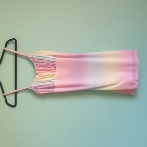 Sugar Thrillz Pastel Rainbow Dress- Medium